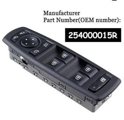 Haoxin elektrische Energiefensterschalter 254000015R für Renault Megane Laguna 2008-2016