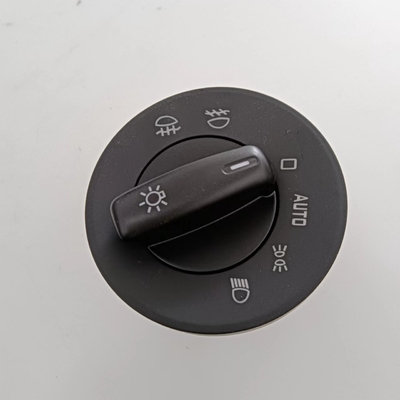 Schalter für Scheinwerfer aus Metall-Kunststoff-Chrom für Skoda OEM Nr. 1Z0 941 431