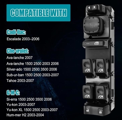 15883319 Schaltfenster für Chevrolet Avalanche Suburban Silverado GMC Sierra Yukon Cadillac Escalade