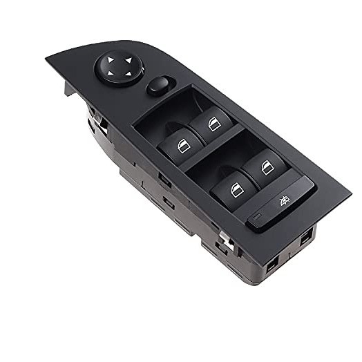 Black Power Window Switch 61319217329 Kompatibel mit B-MW E90 E91 325i 328i 330i