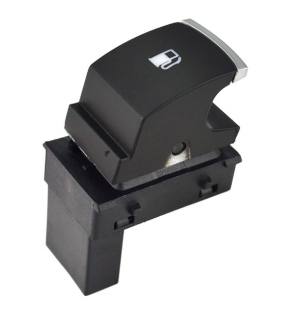 Schwarzer Brennstoff Gas Tür Freisetzung Knopf Schalter 1KD959833 Kompatibel mit VW Jetta Golf MK5 Rabbit Touran